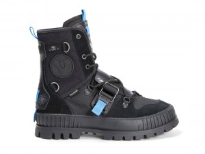 Black Kids' Palladium Pallashock X Destiny Boots | US-JV8359247