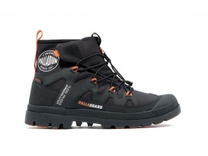 Black Kids' Palladium Pampa Lite+ Xplor Wp+ Boots | US-BU4863071