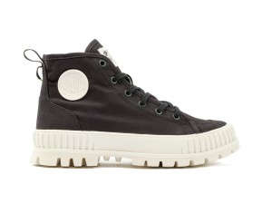 Black Men Palladium Pallashock Organic 2 Sneakers | US-KJ8730691