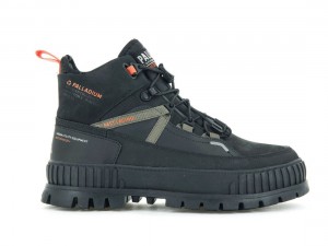 Black Men Palladium Pallashock Travel Wp+ Boots | US-TI4351902