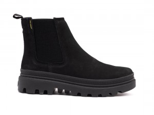 Black Men Palladium Pallatrooper Chelsea Boots | US-KT1430576