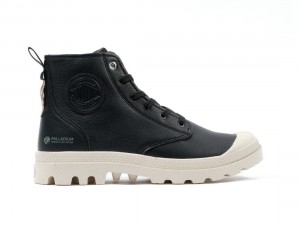 Black Men Palladium Pampa Hi Re-vegan Lth Boots | US-NW2093146