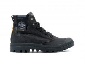 Black Men Palladium Pampa Surplus Boots | US-XZ3910852