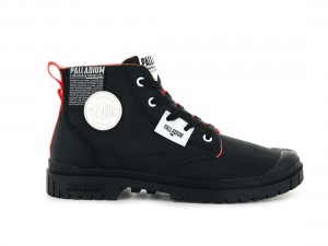 Black Men Palladium Sp20 Overlab Boots | US-CD4039872