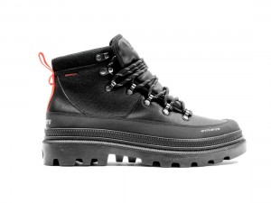 Black Women Palladium Pallatrooper Hiker Wp+ Boots | US-NQ6417035