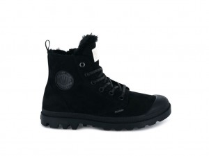 Black Women Palladium Pampa Hi Zip Wl Winter Boots | US-RW0971843