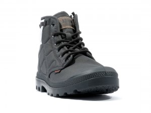 Black Women Palladium Pampa Re-quilted Boots | US-VU3264598