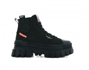 Black Women Palladium Revolt Hi Tx Boots | US-KL0981265