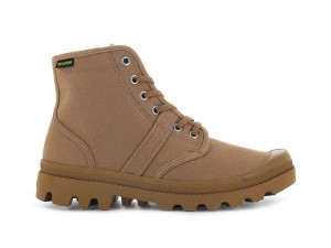 Brown Men Palladium Pallabrousse Boots | US-SG6523017