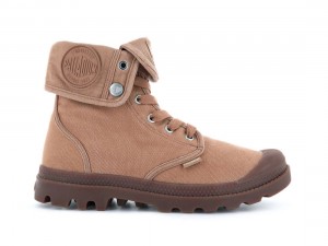 Brown Women Palladium Baggy Boots | US-DA3926107