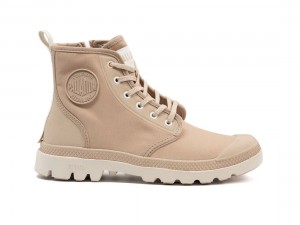 Brown Women Palladium Pampa Lite+ Hi Paris Boots | US-CJ6590273