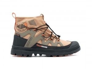 Brown / Black Women Palladium Pampa Lite+ Xplor Wp+ Boots | US-WL2517680