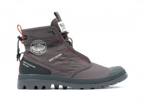 Dark Brown Men Palladium Pampa Travel Lite Rs Boots | US-FQ0976431