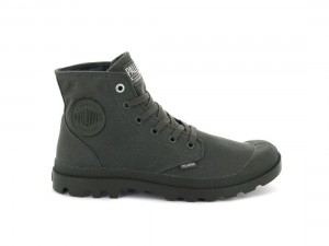 Dark Olive Men Palladium Mono Chrome Boots | US-DG4197538