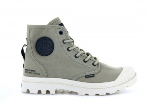 Green Men Palladium Pampa Hi Htg Supply Boots | US-AF9843257