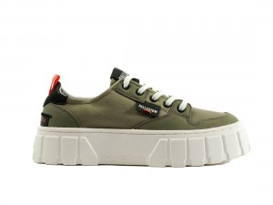 Green Women Palladium Pallatower Lo Sneakers | US-ON9425371