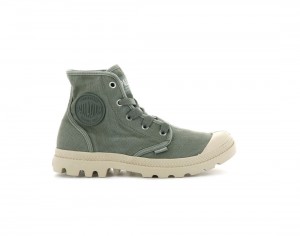 Green Women Palladium Pampa Hi Boots | US-YJ3790685