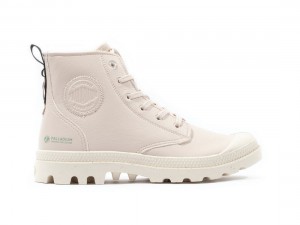 Light Beige Men Palladium Pampa Hi Re-vegan Lth Boots | US-ZT6539142