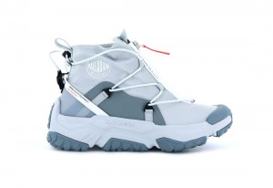 Light Grey Kids' Palladium Off grid Hi Zip Waterproof + Sneakers | US-DZ9234081