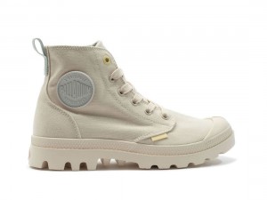 Light Khaki Women Palladium Pampa Monopop Boots | US-NO3196457