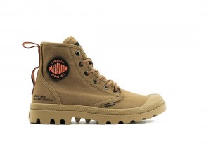 Olive Men Palladium Pampa Hi Supply Rs Boots | US-NL5196470