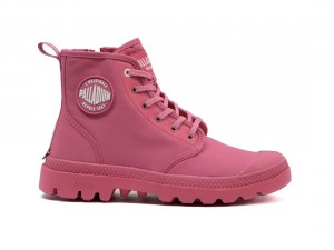 Pink Men Palladium Pampa Lite+ Hi Paris Boots | US-SE8497501