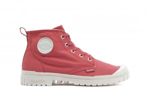 Red Men Palladium Pampa Sp20 Hi Canvas Boots | US-MT6304791