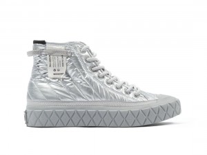 Sliver Women Palladium Palla Ace Re-quilt W Sneakers | US-IX6427308