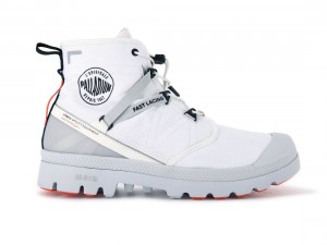 White Men Palladium Pampa Travel Lite+ Waterproof Boots | US-SN7281540