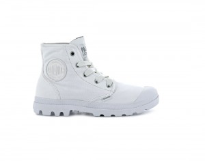 White Women Palladium Pampa Hi Boots | US-WC6753108