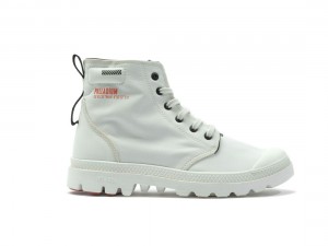 White Women Palladium Pampa Lite+ Hi Boots | US-WG8625149