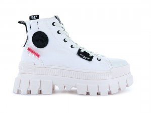 White Women Palladium Revolt Hi Tx Boots | US-MP9507426