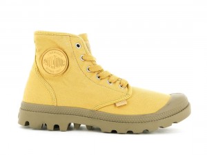 Yellow Women Palladium Pampa Hi Boots | US-CL4963780