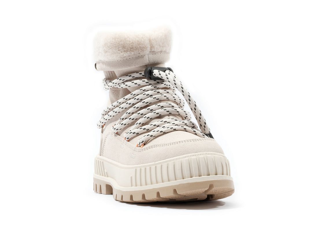 Beige Women Palladium Pallashock Hiver Winter Boots | US-BM6824013