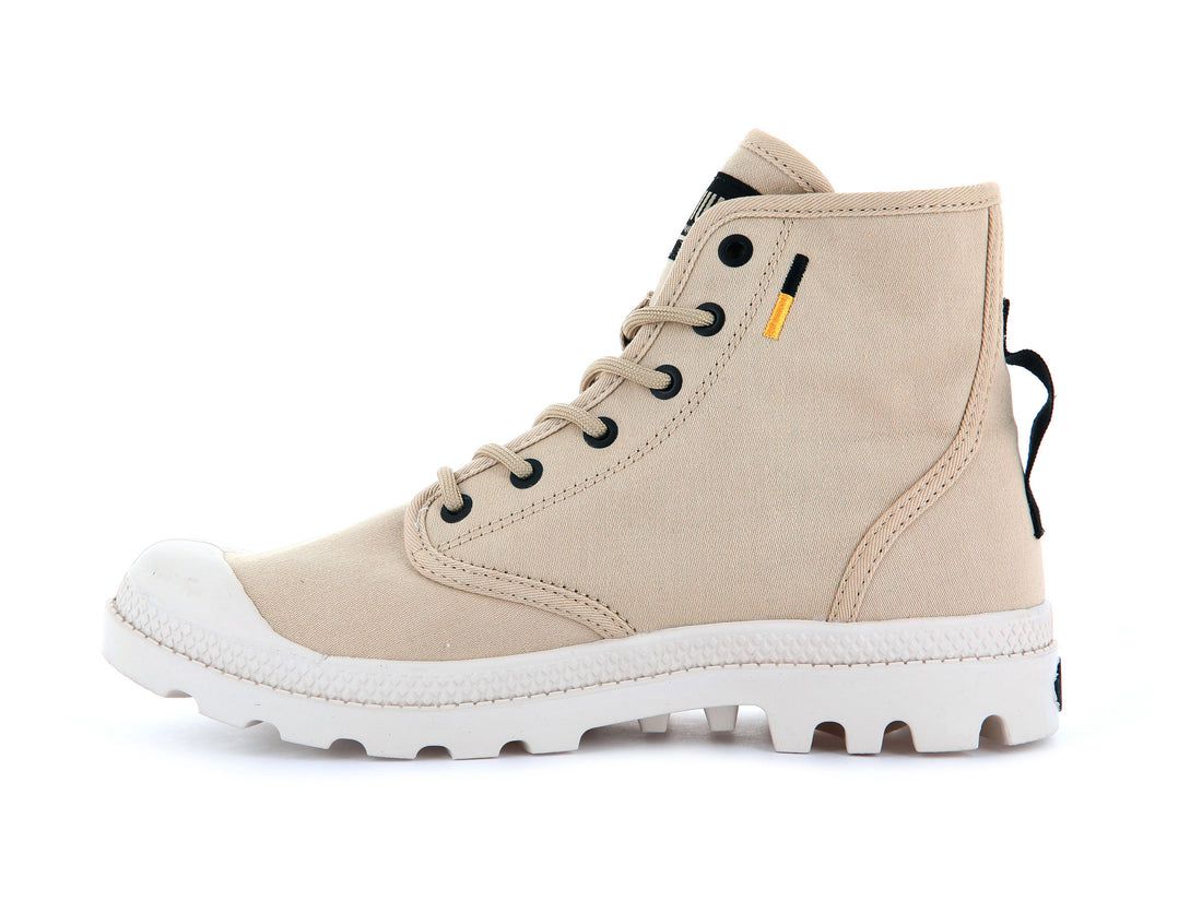 Beige Women Palladium Pampa Hi Htg Supply Boots | US-GR0521479