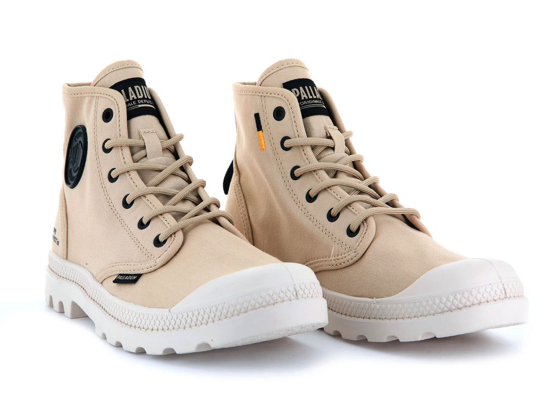 Beige Women Palladium Pampa Hi Htg Supply Boots | US-GR0521479