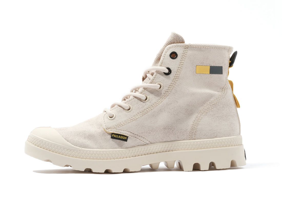 Beige Women Palladium Pampa Surplus Boots | US-MI7230589