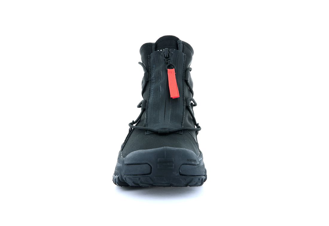 Black Kids' Palladium Off grid Hi Zip Waterproof + Sneakers | US-PS5196283