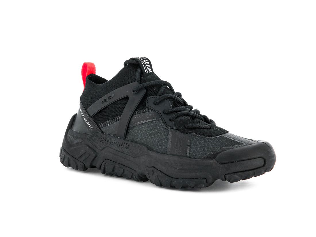 Black Kids' Palladium Off grid Lo Adventure Sneakers | US-AD9603421