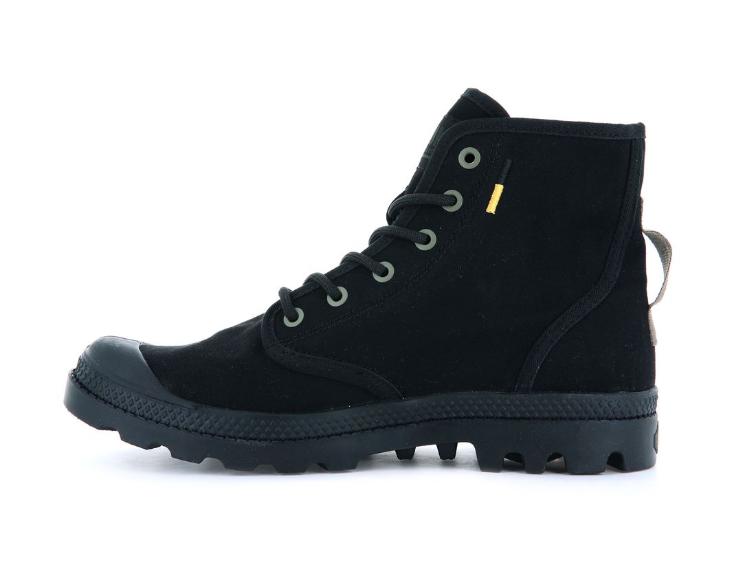 Black Kids' Palladium Pampa Hi Htg Supply Boots | US-SV2863507