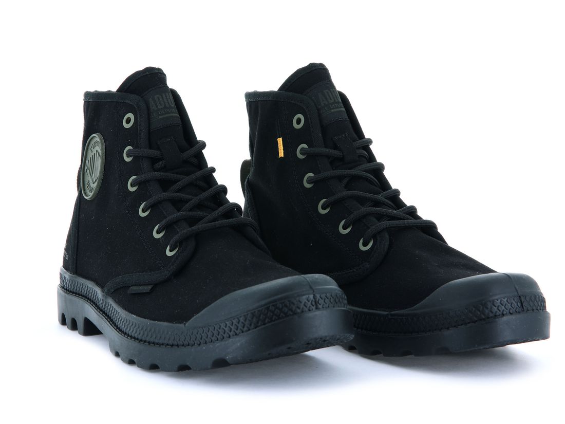 Black Kids' Palladium Pampa Hi Htg Supply Boots | US-SV2863507