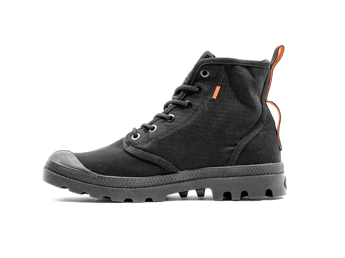 Black Kids' Palladium Pampa Hi Supply Rs Boots | US-LX8560492