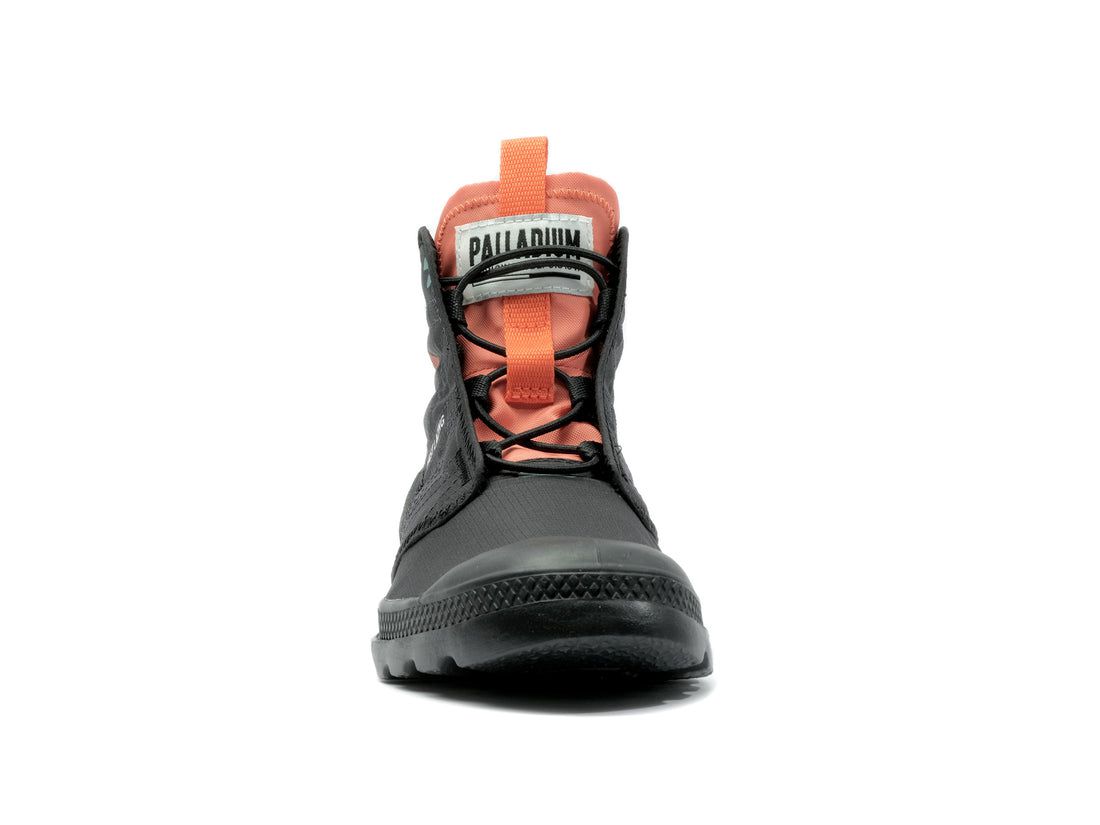 Black Kids' Palladium Pampa Travel Lite Rs Boots | US-LY6720948