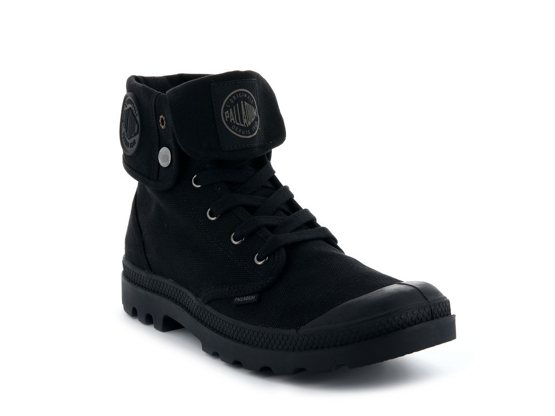 Black Men Palladium Baggy Boots | US-YV0817952