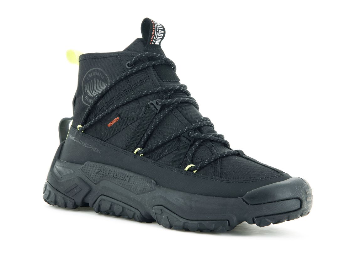 Black Men Palladium Off grid Cross Wp+ Sneakers | US-UL1830675