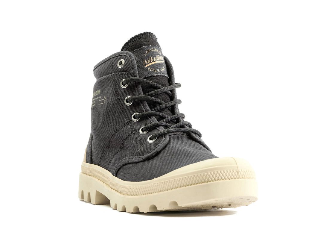 Black Men Palladium Pallabrousse Workwear Boots | US-CA9480316