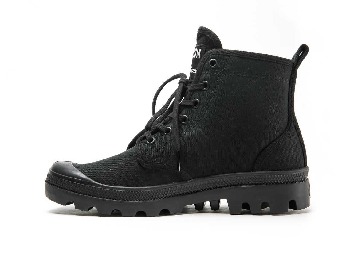 Black Men Palladium Pallabrousse X Kitsune Boots | US-PM0894712