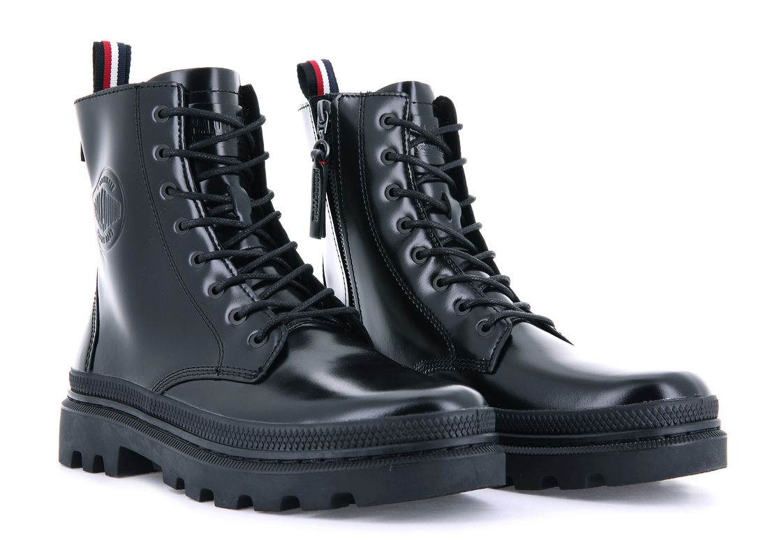 Black Men Palladium Pallatrooper Off-1 Boots | US-XJ0613752