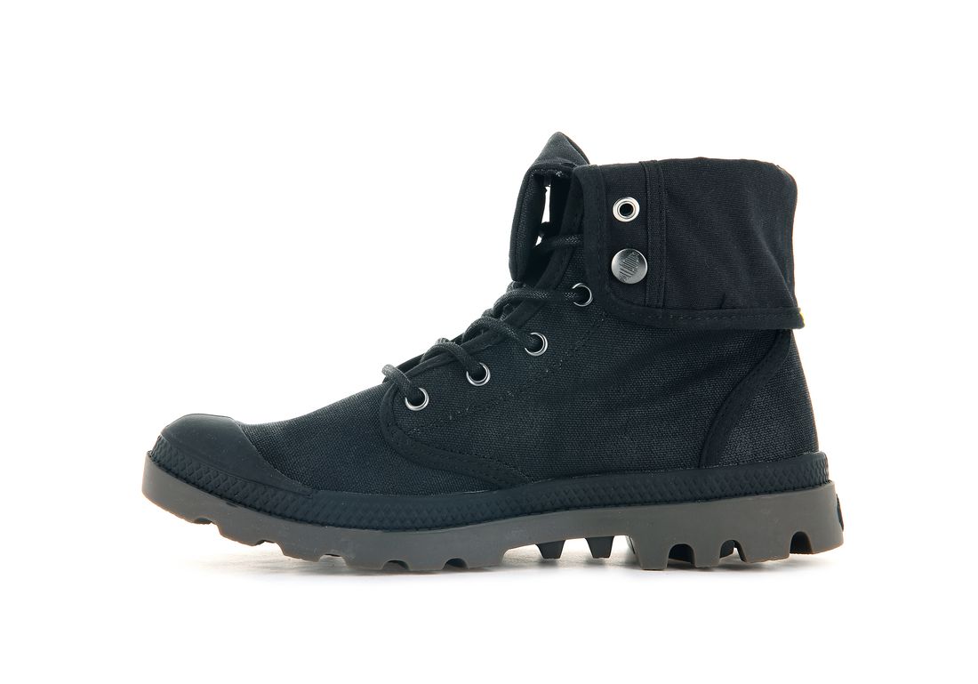 Black Men Palladium Pampa Baggy Wax Boots | US-TX7023654