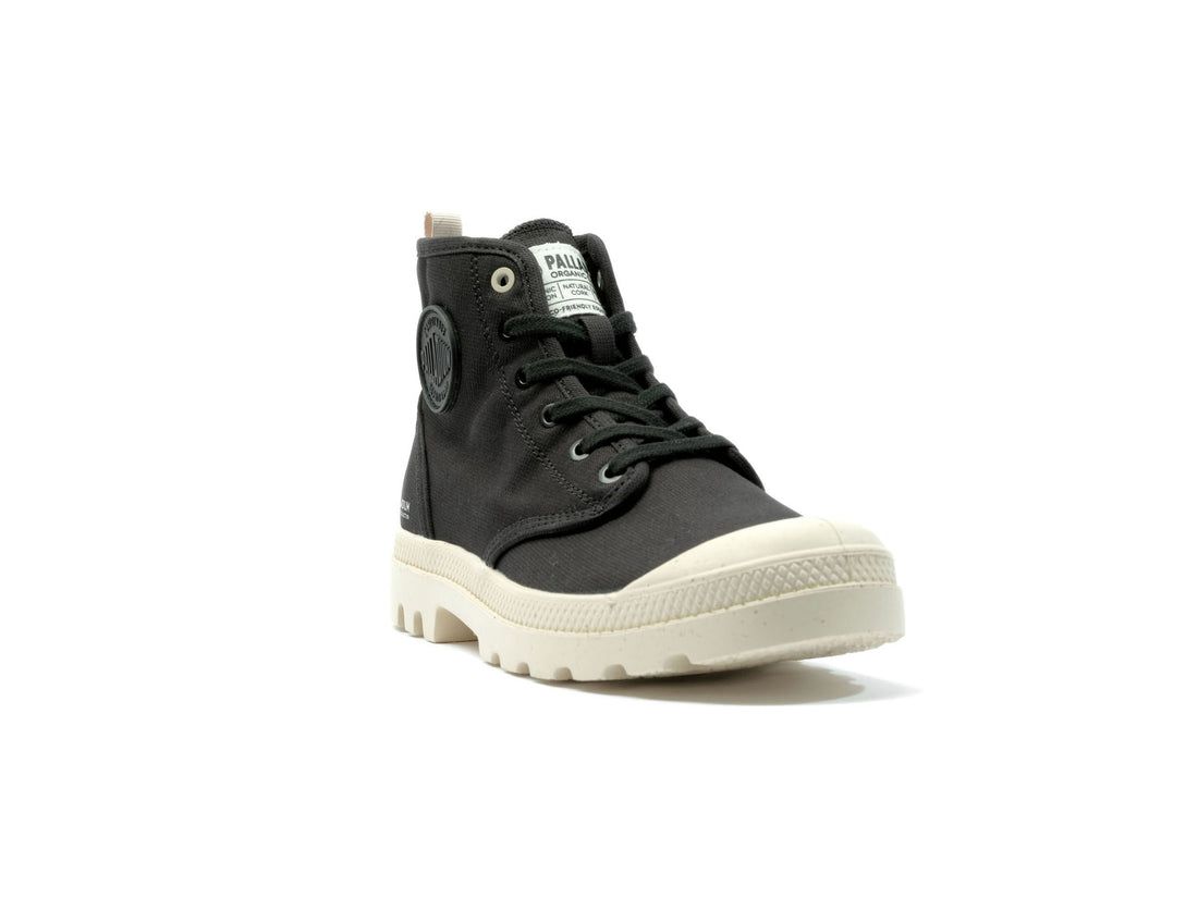 Black Men Palladium Pampa Hi Zip Organic Boots | US-IR7840152